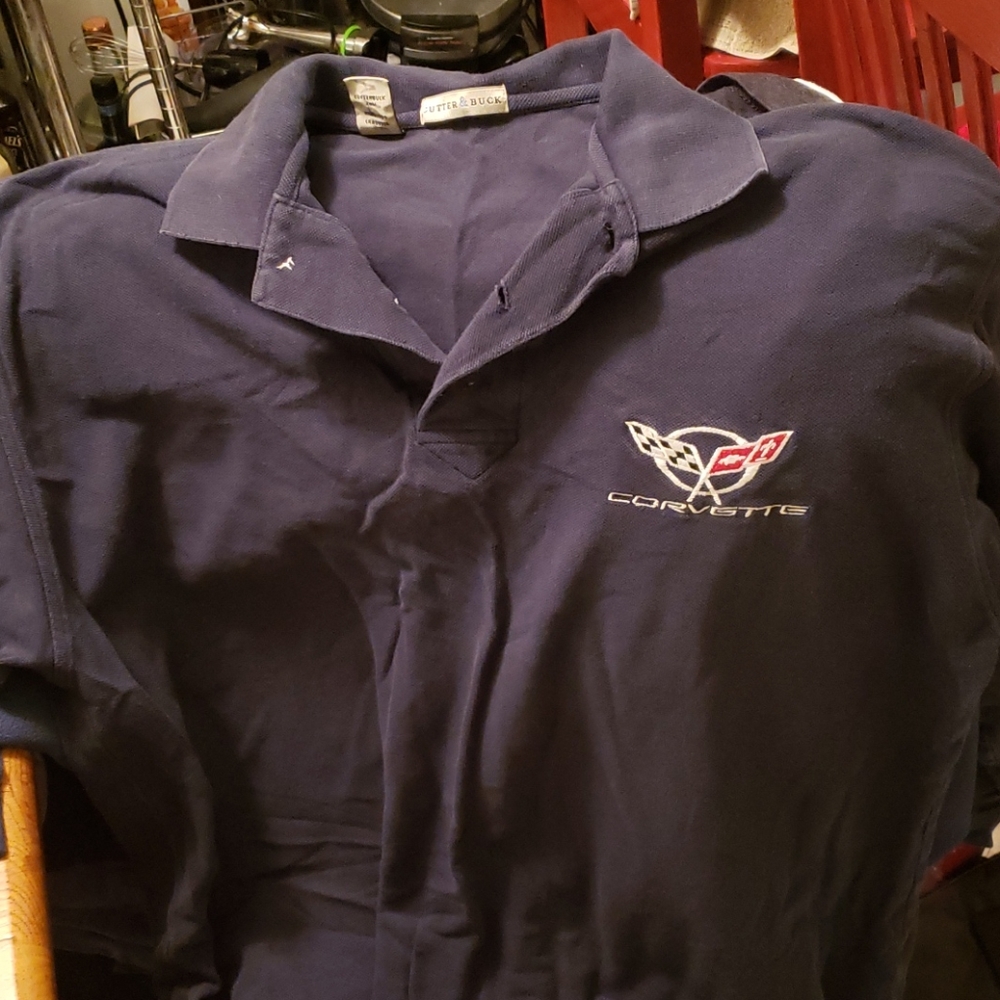 Corvette mens long sleeve policy shirt